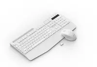 Клавиатура и мышь MYPRO ERGO White - название продукта.