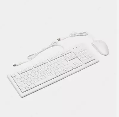 Klaviatura va sichqoncha A4Tech KR-8520D White