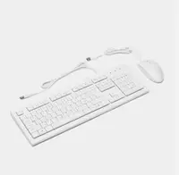 Klaviatura va sichqoncha A4Tech KR-8520D White