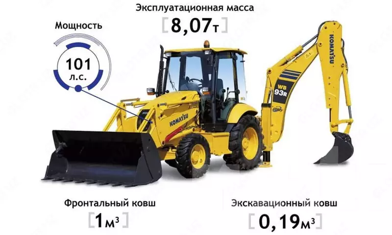 в рассрочку от 100 466 667 сум Komatsu WB93-R