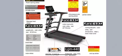 Беговая дорожка Life Gym - 440 Hi-tech - 5 921 798.9 сум / шт.