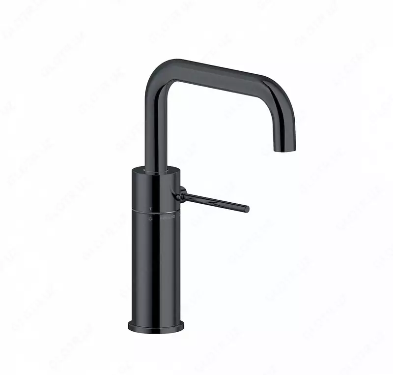 Yagona tutqichli lavabo mikseri Nobili Velis Diamond smoke PVD