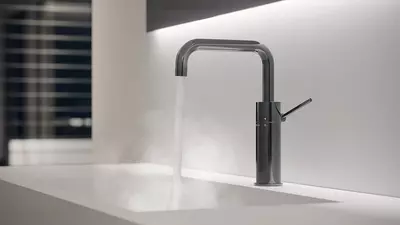 Однорычажный Смеситель для раковины Nobili Velis Diamond smoke PVD - 7 944 422.1 сум / шт.