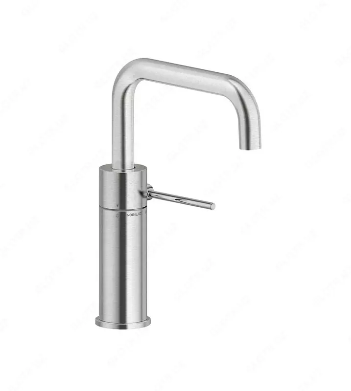 Высокий смеситель для раковины Nobili Velis Inox