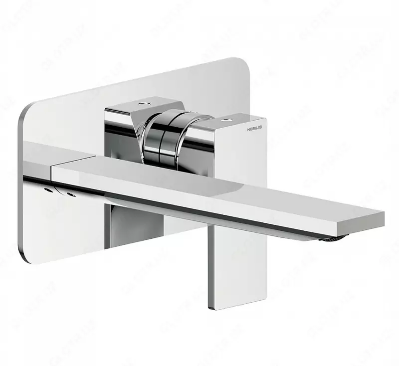 O'rnatilgan lavabo mikseri Nobili Seven (tashqi qismi) Chrome 204 mm