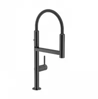 Yagona tutqichli oshxona mikseri Nobili Move Diamond smoke PVD