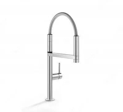 Professional oshxona krani Chrome