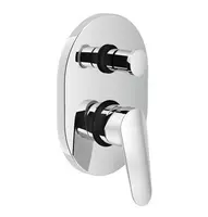 Yashirin 2 pozitsiyali mikser Nobili Blues Chrome