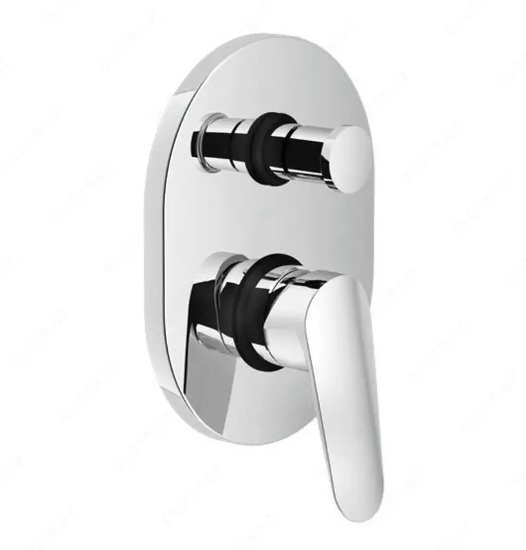 Yashirin 2 pozitsiyali mikser Nobili Blues Chrome