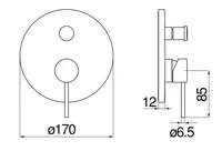 Yashirin mikser Nobili Velis Diamond smoke PVD - 5 234 586.8 so'm