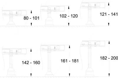 Dushni o'rnatish uchun profil DUSH TALASI UCHUN Oyoq TIZIMI - 2 491 416.3 so'm / dona