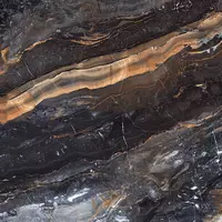 Geloam chinni plitkalar shishasimon plitkalar 60x120 sm Luxor Black (Yuqori porloq)