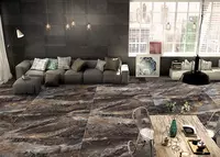 Geloam chinni plitkalar shishasimon plitkalar 60x120 sm Luxor Black (Yuqori porloq) - 239 801.8 so'm