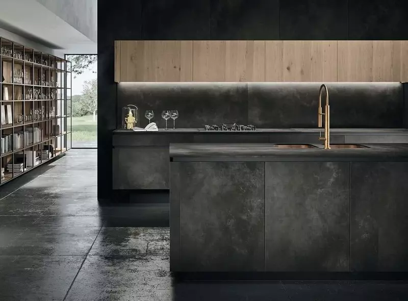 Плита керамическая OSSIDO NERO LUX 1000X3000 LAMINAM3+ - 4 924 064.5 сум