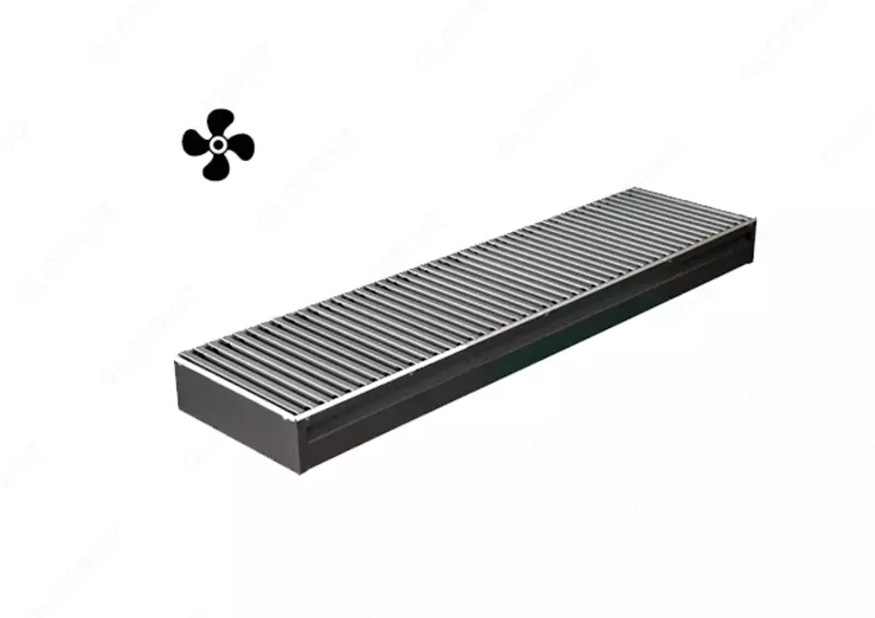 Внутрипольные конвекторы БРИЗ КЗТО (с вентилятором)