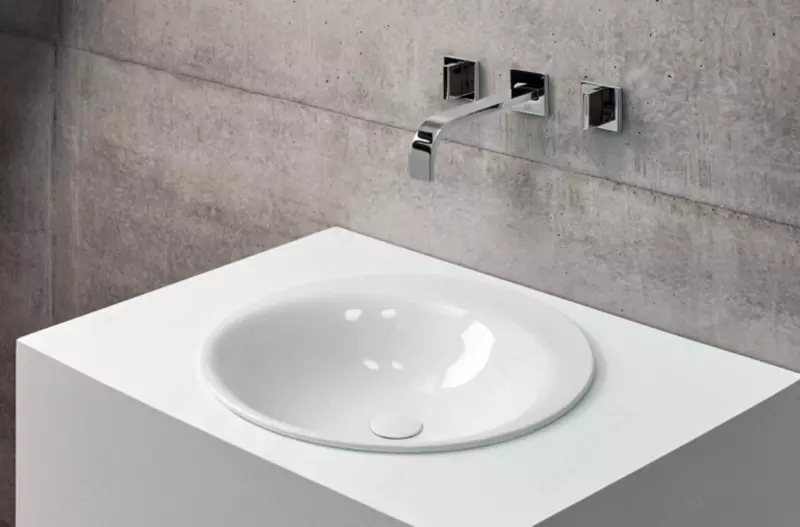 BetteLux Oval o'rnatilgan lavabo 50 sm BetteGlasur