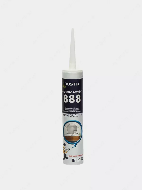 Bostik Cekomastik 888 - Asetoksi silikon plomba moddasi shaffof - 37 294 so'm