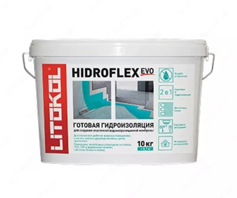 Гидроизоляционный состав HIDROFLEX мастика - 374 400 сум