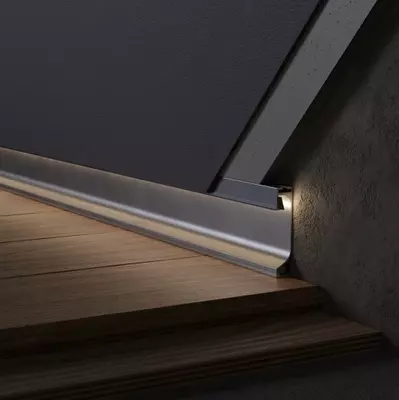 Скрытый плинтус PROFILINI 56x14x2600 мм - 340 704 сум / шт.