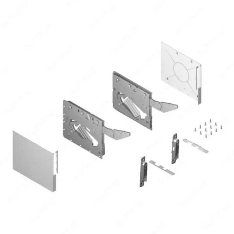 Подъемник для откидных дверей Grass Kinvaro T-Slim для деревянных фасадов Soft Close