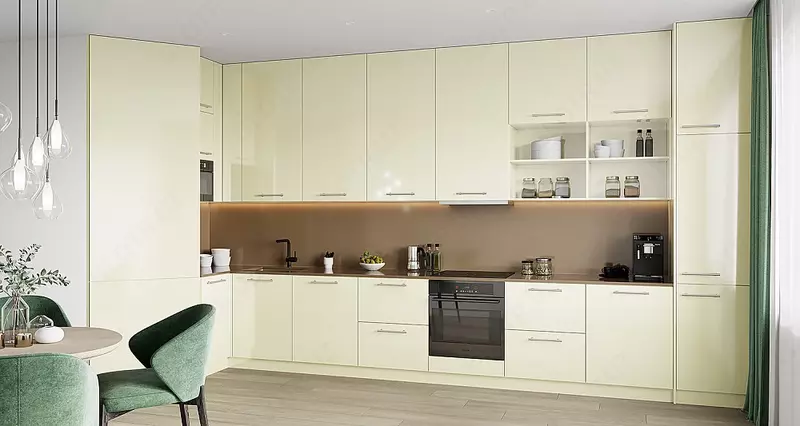 МДФ Evogloss Однотонный Светло-желтый 08x1220x2800 - 527 122.8 сум