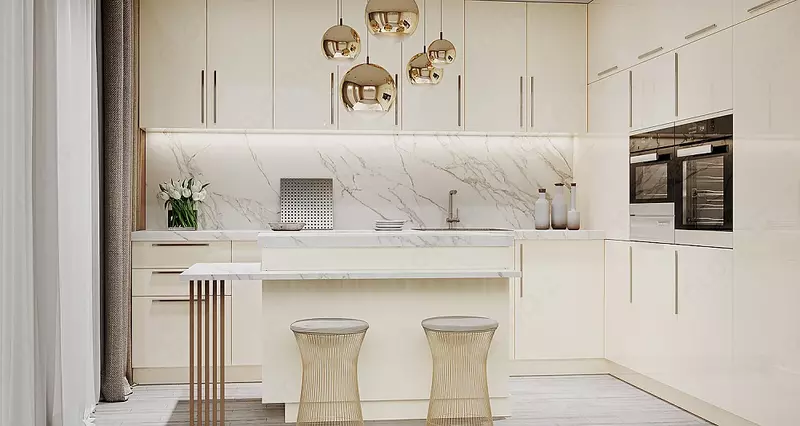 МДФ Evogloss Однотонный Кремовый 08x1220x2800 - 530 561.5 сум