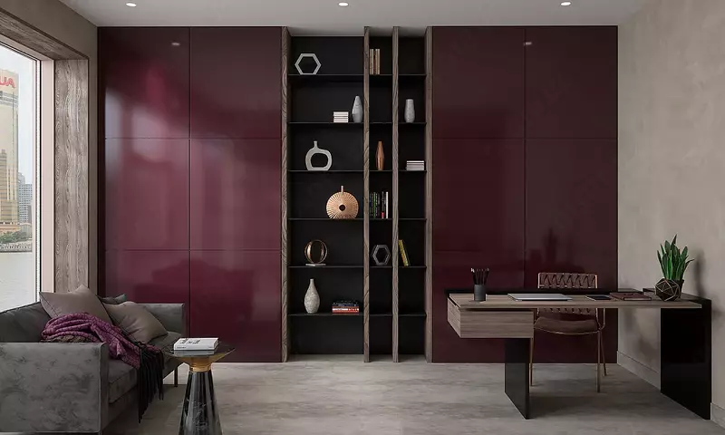 МДФ Evogloss Однотонный Сливовый 08x1220x2800 - 530 561.5 сум