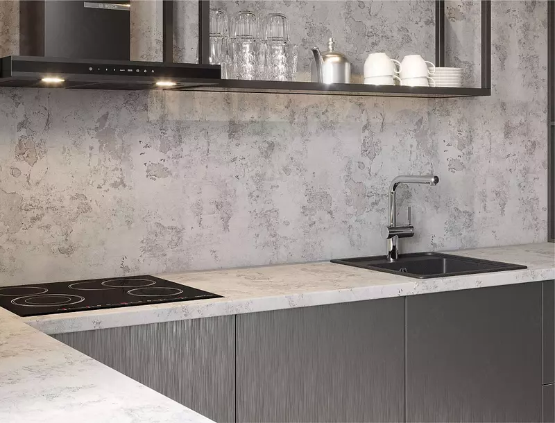 ЛДСП EXTRAVERT Алебастр Павловский серебристый 16x2070x2800 Только в розницу