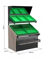 Стеллаж для фруктов и овощей "CARTAL"