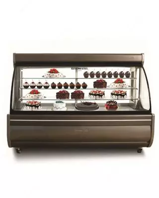 Statik oval konditer vitrini "ELEKTRO STEEL" ESR - 302 "Yalda" - 38 600 000 so'm / dona