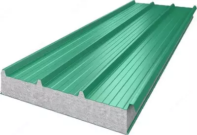 Сэндвич-панель кровельная СПКр100-035-035-ППС-10, 100 мм/10ппс, DSD PANEL