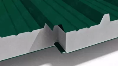 Сэндвич-панель кровельная СПКр100-035-035-ППС-10, 100 мм/10ппс, DSD PANEL
