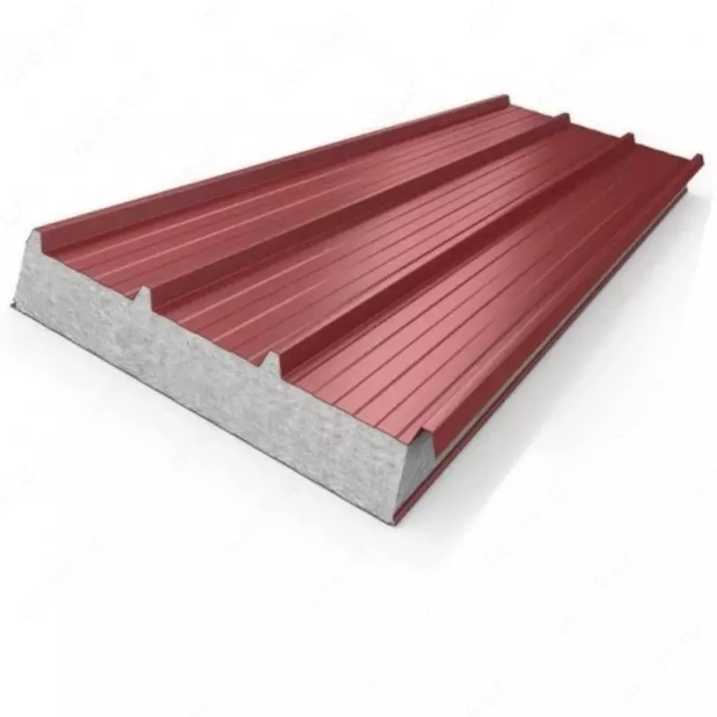 Сэндвич-панель кровельная СПКр50-033-033-ППС-14