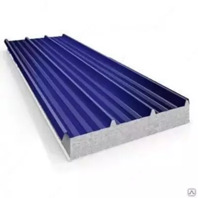 Сэндвич-панель кровельная 75 мм/14ппс, СПКр75-033-033-ППС-14, DSD PANEL