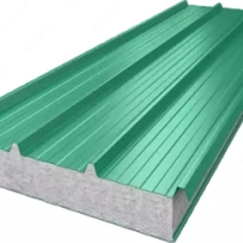 Сэндвич-панель кровельная СПКр100-04-04-ППС-14