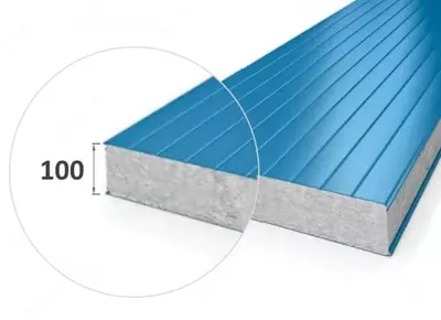 Сэндвич-панель кровельная СПКр100-04-04-ППС-14, 100 мм/14ппс, DSD PANEL Сэндвич-панель кровельная СПКр100-04-04-ППС-14, 100 мм/14ппс, DSD PANEL