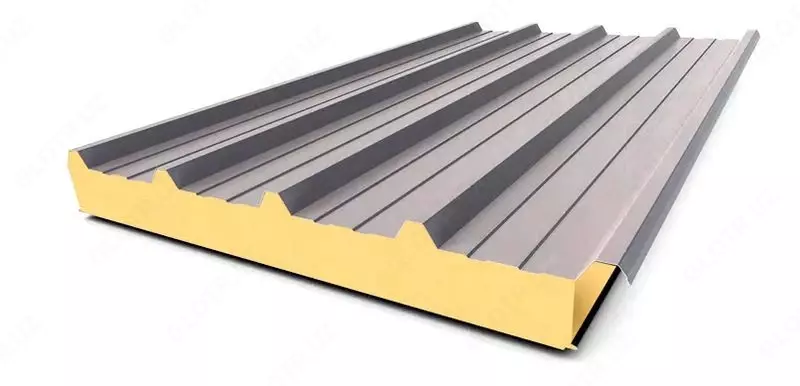 Сэндвич-панель кровельная СПКр50-037-037-BZ-80