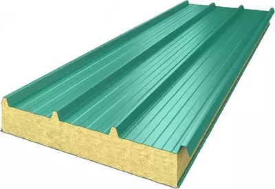 Сэндвич-панель кровельная СПКр100-037-037-BZ-100, 100 мм/100, DSD PANEL