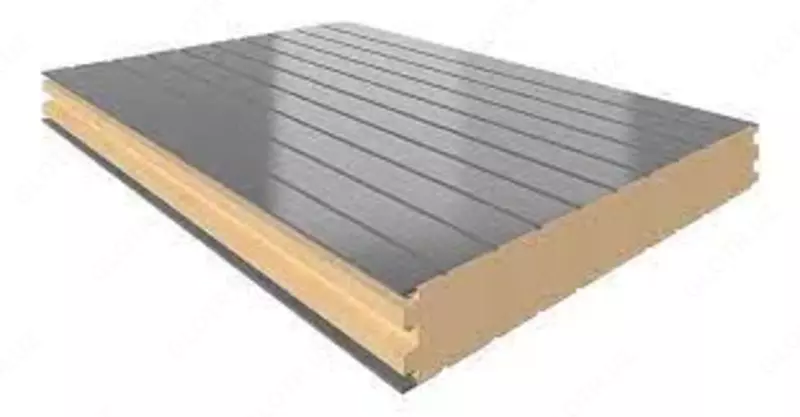 Сэндвич-панель стеновая СпСт75-037-037-BZ-80