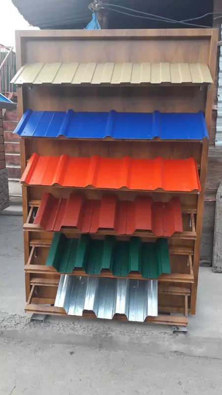 профнастил из оцинкованной стали толщиной 04мм. СМЗ