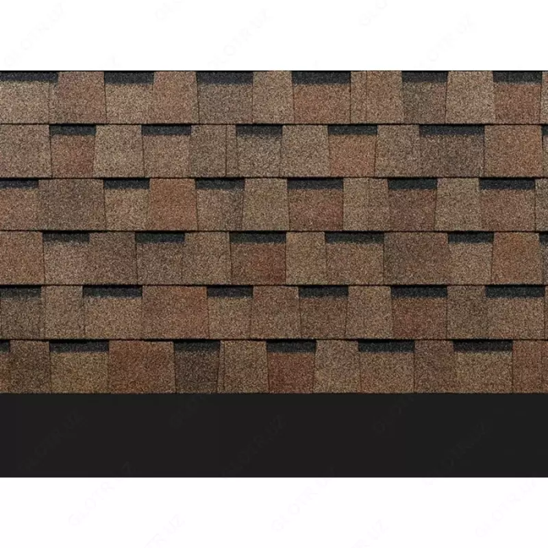 Битумная гибкая (мягкая )черепица Серия Dragon Europa, светло-коричневый