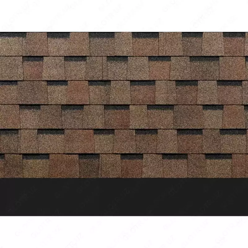 Битумная гибкая (мягкая )черепица Серия Dragon Europa, светло-коричневый