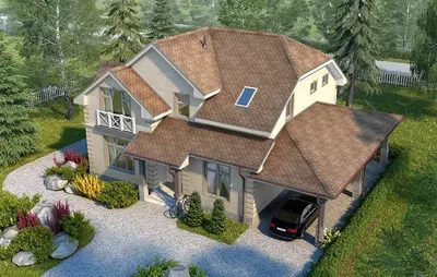 Гибкая (мягкая) битумная черепица ТЕХНОНИКОЛЬ Модерн