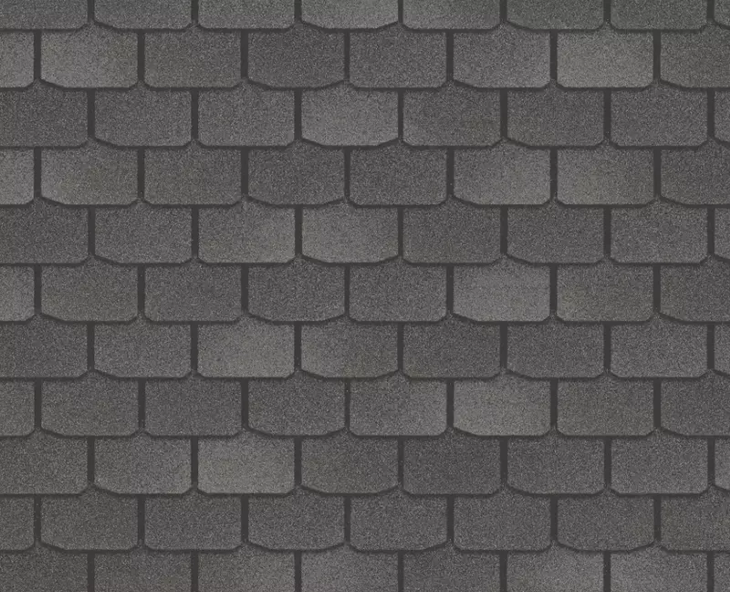 Гибкая (мягкая) битумная черепица ТЕХНОНИКОЛЬ Модерн, Ледник - Серый