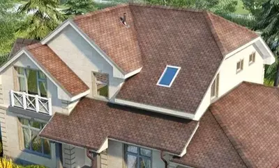 Гибкая (мягкая) битумная черепица ТЕХНОНИКОЛЬ Модерн