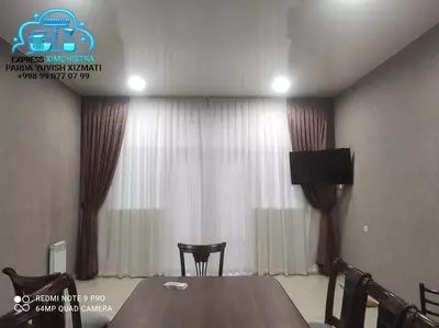 Химчистка штор по низким ценам - 20 000 so'mdan