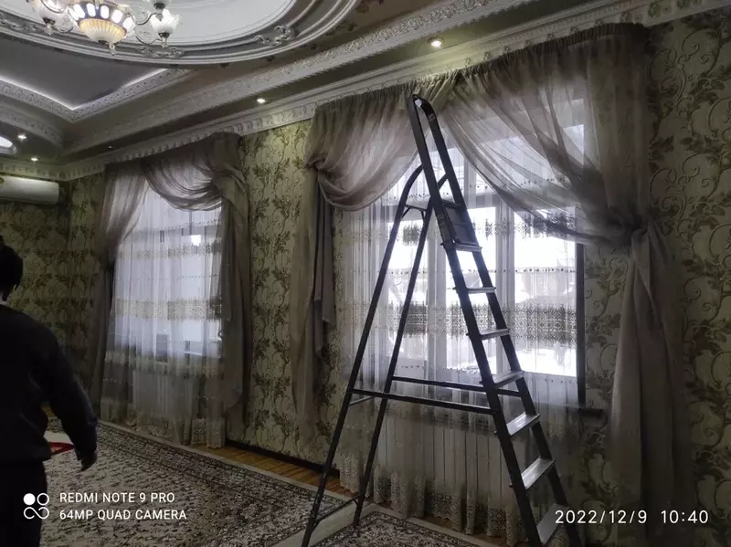 от 20 000 сум Химчистка штор по низким ценам