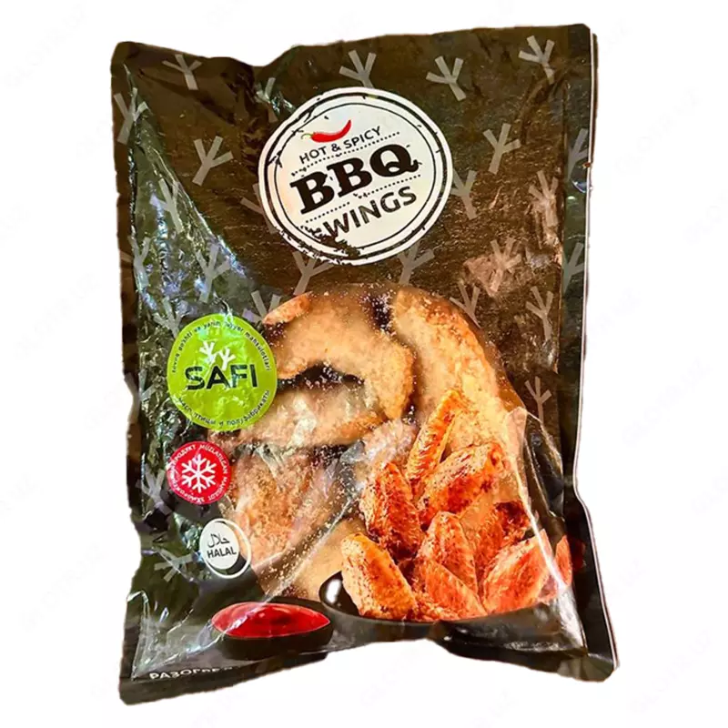 qovurilgan barbekyu qanotlari