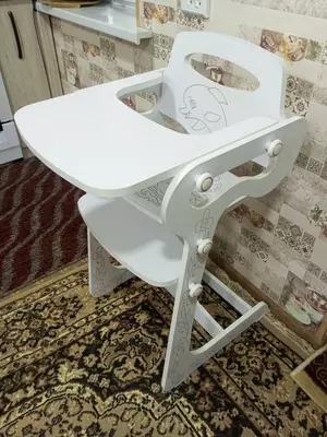Детский растущий обеденный стульчик