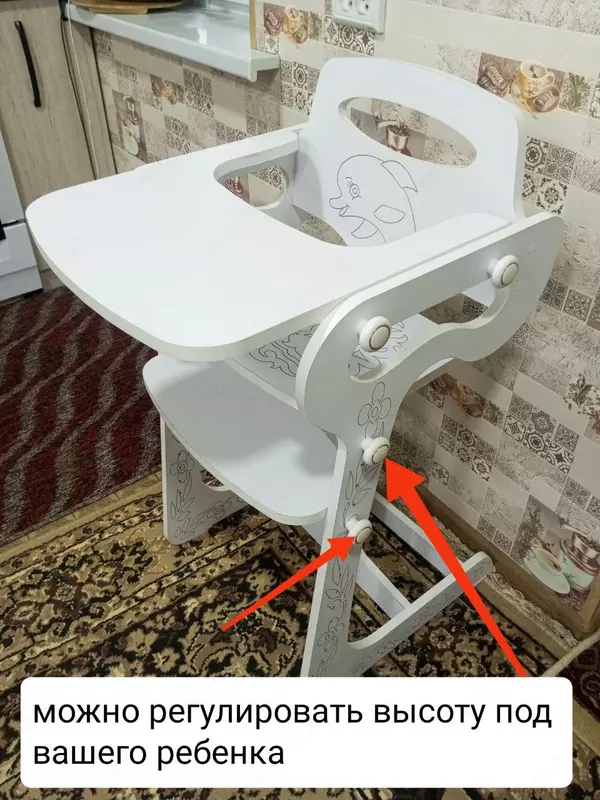 Bolalar uchun o'sayotgan ovqat stuli - 500 000 so'm